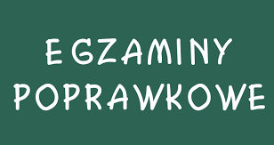 Egzaminy poprawkowe – sierpień