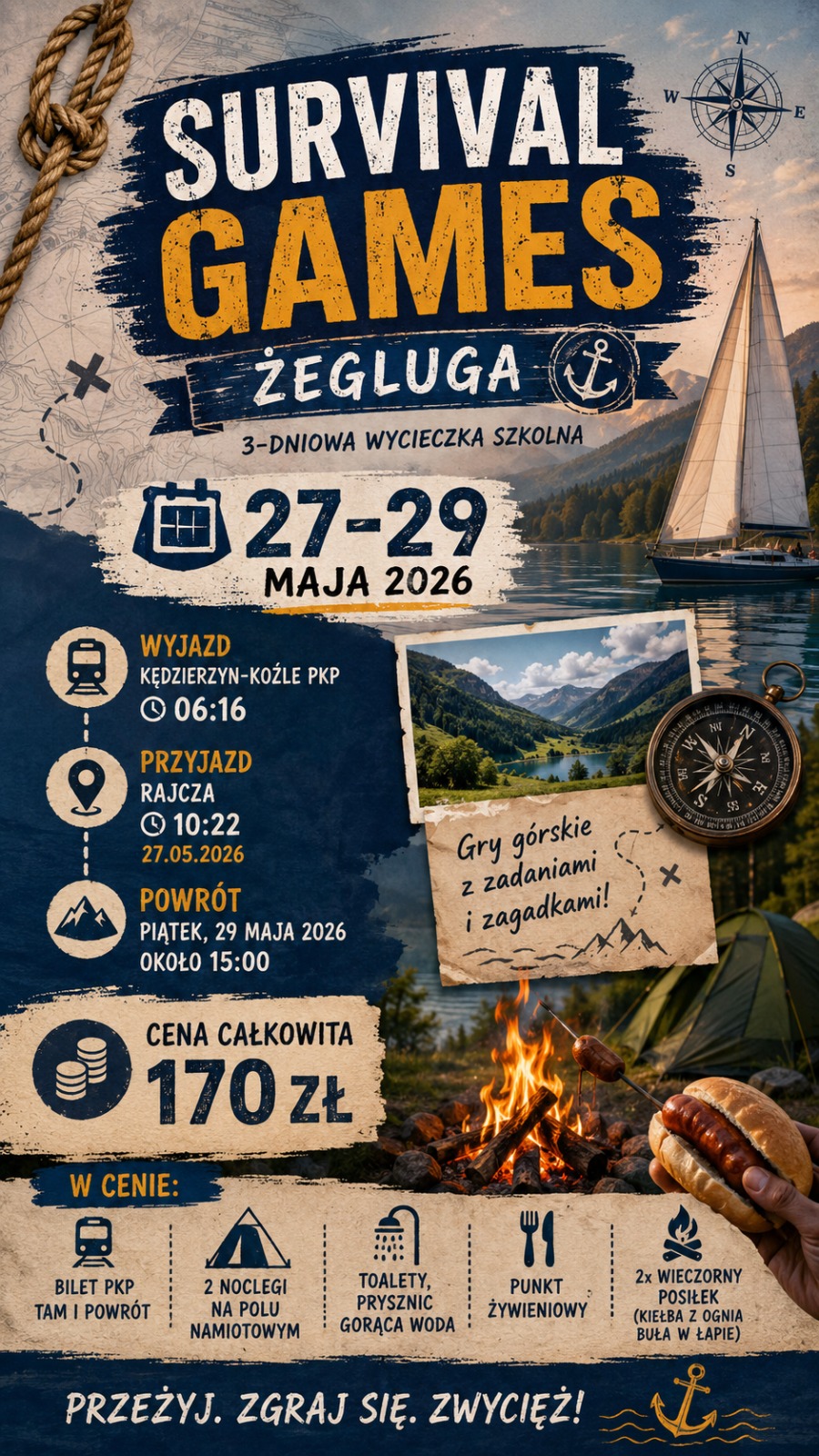 SURVIVAL GAMES ŻEGLUGA